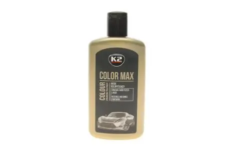 Полироль восковой для кузова оттеночный черный./ COLOR MAX BLACK 250ML K2 K020CAN (фото 1)