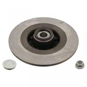 Тормозной диск с подшипником, сенсорным кольцом ABS, гайкой оси и защитным колпаком. FEBI 28155 (фото 1)