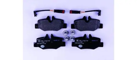 Тормозные колодки зад. Vito (639) 03- HELLA 8DB355010-661