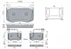 Тормозные колодки дисковые BOSCH 0986424385 (фото 5)