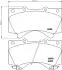 Тормозные колодки перед. Toyota Land Cruiser 08- (advics) HELLA 8DB355013-151 (фото 4)