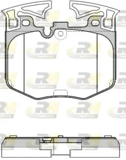Тормозные колодки дисковые ROADHOUSE 21711.00 (фото 1)