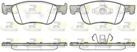 Гальмівні колодки дискові ROADHOUSE 21776.00 (фото 1)