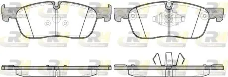 Тормозные колодки дисковые ROADHOUSE 21633.10 (фото 1)