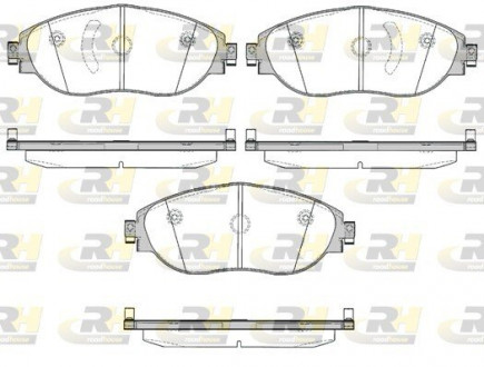Тормозные колодки дисковые ROADHOUSE 21470.00 (фото 1)