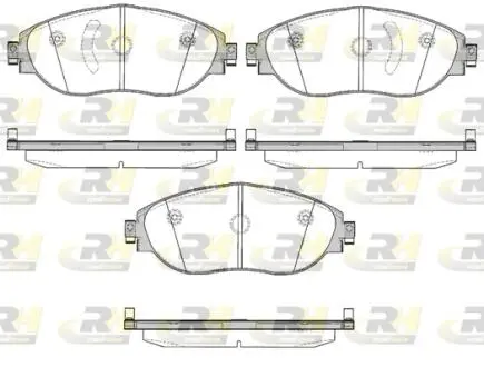 Тормозные колодки дисковые ROADHOUSE 21470.00