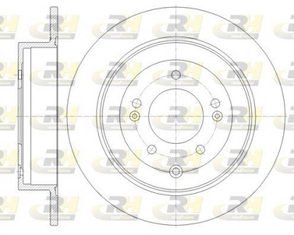 Гальмівний диск ROADHOUSE 61779.00