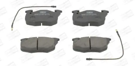 Колодки гальмові дискові передні RENAULT Clio, Clio II, Espace I, Espace II, Express, Extra, Fuego, Rapid CHAMPION 571332CH