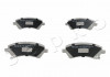 Колодки тормозные дисковые Toyota Corolla 1.4 (04-07),Toyota Corolla 1.8 (02-07) Japko 50211 (фото 1)