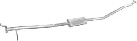 Глушитель алюм. сталь, средн. часть Kia Shuma 1.8i 16V 98-2002 POLMOSTROW 47.18