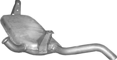 Глушитель алюм. сталь, задн. часть Renault Laguna II 1.6/1.8i -16V 1.9 dCi 01-07 POLMOSTROW 21287 (фото 1)
