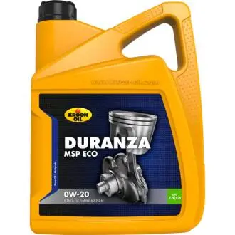 Масло моторное DURANZA MSP ECO 0W-20 5л KROON OIL 37126 (фото 1)