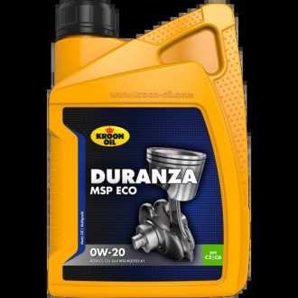 Масло моторное DURANZA MSP ECO 0W-20 1л KROON OIL 37125