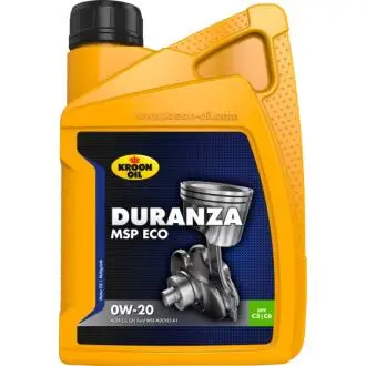 Олива моторна DURANZA MSP ECO 0W-20 1л KROON OIL 37125 (фото 1)