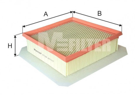 Фильтр воздушный Opel Meriva 1.3-1.7 i/CDTI 10- M-FILTER K 7124 (фото 1)