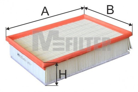 Фильтр воздушный T4 96-03 (с поролоном)) M-FILTER K 433/1