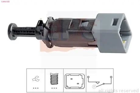 RENAULT Выключатель STOP-сигналов Nissan Interstar,Kubistar,Primastar,Clio II,Laguna II,Kangoo,Master II,Trafic II,Opel Vivaro Eps 1.810.150