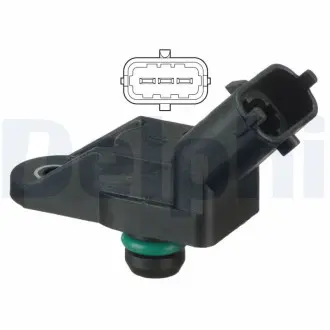 FIAT Датчик давления в впускном коллекторе Bravo,Marea,Multipla,Alfa Romeo 145/156,Lancia 1.9/2.4JTD 97- Delphi PS10172