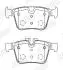 JURID LANDROVER К-т задних торм. колодок Discovery Sport 2,0-2,2 14-, Range Rover Evoque 2,0-2,2 11- 573772J