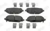 FIAT Тормозные колодки задн.Freemont,Dodge Caravan,Chrysler Grand Voyager 2.0/3.608- Jurid 573412J (фото 1)