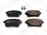 Колодки тормозные дисковые задние Renault Megane (III,IV), Clio V, Fluence (10-) CHAMPION 573660CH (фото 1)