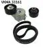 SKF CITROEN Ремень генератора+ натяжн устройство+параз ролик Berlingo 05- VKMA 33161