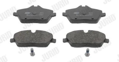 Гальмівні колодки пер. BMW 1(E81/E87)/MINI 06- (TRW) Jurid 573137J