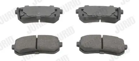 Гальмівні колодки зад. Hyundai Accent/Kia Rio/Ceed 05- (mando) Jurid 572590J