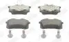 Гальмівні колодки зад. Golf III/IV/Passat/Audi A4/A6 (Lucas) Jurid 573005J (фото 1)