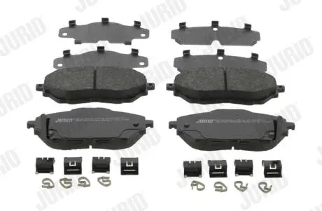 Тормозные колодки перед. C-HR 16-, COROLLA 2.0 Hybrid 19- Jurid 573884J