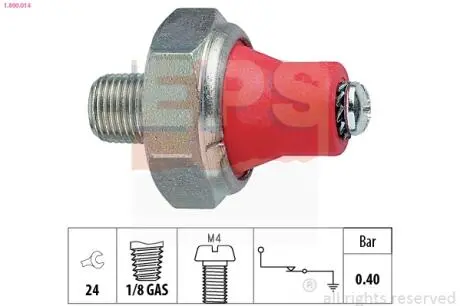 MAZDA Датчик давления масла 626,Honda Prelude,Rover,Subaru Eps 1.800.014