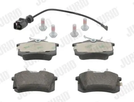 Гальмівні колодки зад. Caddy III/IV/Passat/Audi A4/A6 (Lucas) Jurid 573112J