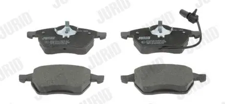 VW Тормозные колодки передн.Sharan 00-Ford GalaxySeat Jurid 573022J