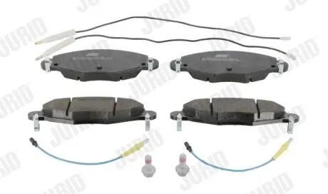 Гальмівні колодки пер. C5 02- (Bosch) Jurid 573029J