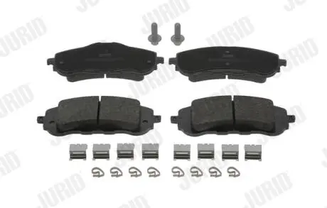 Гальмівні колодки пер. 308 13-21/Partner 18- (Bosch) Jurid 573620J