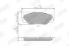 JURID LEXUS Колодки тормозные передние IS 250 05- 572620J