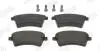 JURID Тормозные колодки пер. RENAULT Kangoo 08 - 573284JC