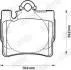 DB Тормозные колодки задн.W220 98- Jurid 571962J (фото 2)