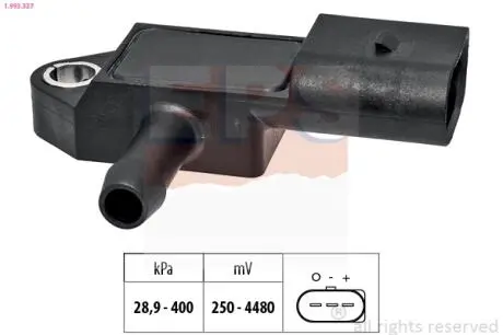 VW Датчик давления 1,6-2,0TDI 10- Eps 1.993.327