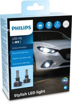 Комплект светодиодных автоламп. PHILIPS 11258U3022X2