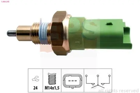 RENAULT Выключатель света заднего хода Logan,Kangoo,X-Trail,Trafic II,Vivaro Eps 1.860.245