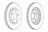 Диск гальмівний передній (кратно 2шт.) Jeep Compass (06-), Patriot (07-17)/ Mitsu CHAMPION 562790CH (фото 2)