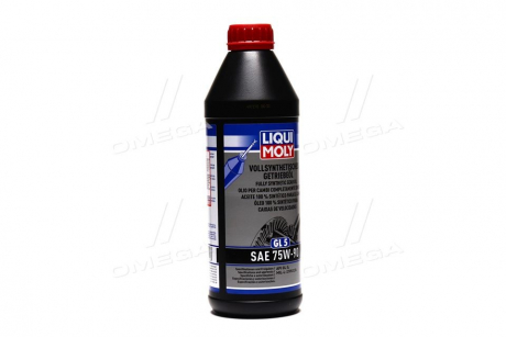 Масло трансмиссии. Vollsynthetisches Getriebeoil (GL-5) 75W-90 (Канистра 1л) LIQUI MOLY 1950/1414