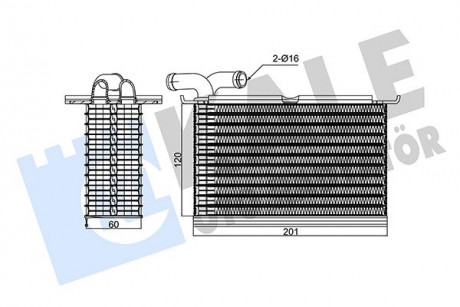 Интеркулер Audi A1, A3, Seat Altea, Altea Xl, Ibiza IV KALE OTO RADYATOR 354520