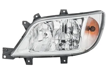 DB Фара основная галоген с мотором,с лампами H7/H3/H7 PY21W W5W лев.Sprinter 02- HELLA 1EH 246 047-051