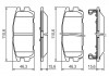 Комплект тормозных колодок BOSCH 0986494137 (фото 7)