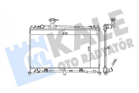 Радиатор охлаждения Mazda 6 KALE OTO RADYATOR 360000 (фото 1)