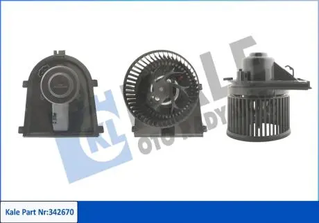 Электровентилятор отопителя Audi A3 (97-)/Seat Leon (99-)/Skoda Octavia (97-)/VW KALE OTO RADYATOR 342670