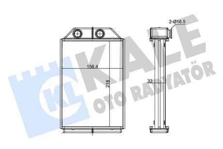 KALE AUDI Радиатор отопления, A6 / ALLROAD HEATER KALE OTO RADYATOR 352120