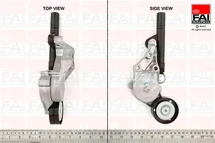 VW Натяжной ролик Audi A3,Skoda Octavia,Golf IV,Polo 1.9TDI (дв.AHF,ALH,ASV) 96- В СБОРЕ С FAI T1004